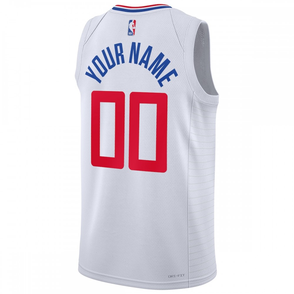 LA Clippers Unisex 2022/23 Swingman Custom Jersey White - Association Edition-Pro Kit Vault | Brand New 26/27 Sports Jerseys